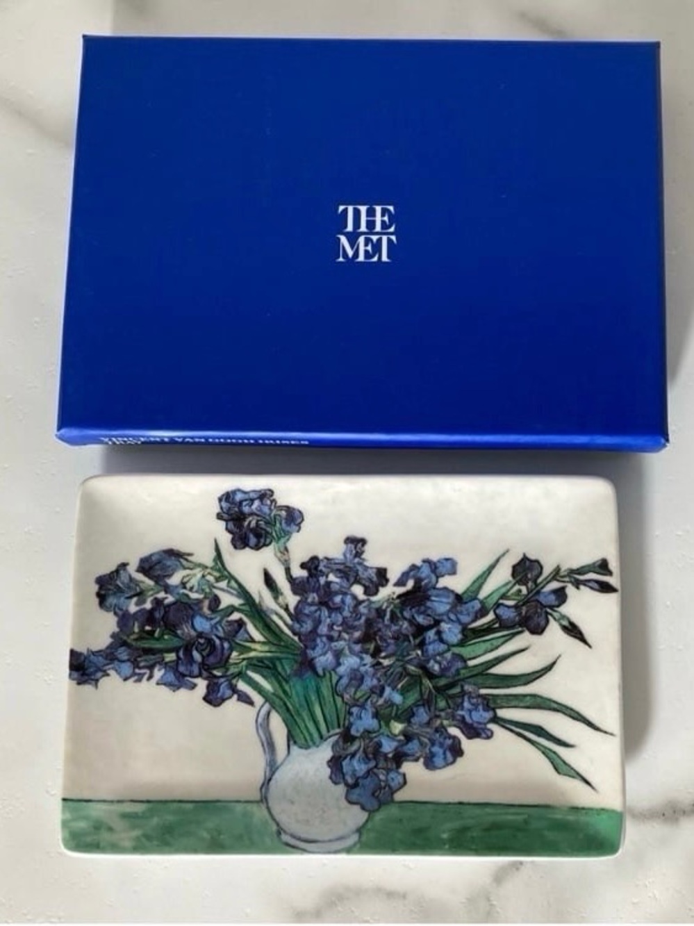 The Metropolitan Museum of Art - Vincent Van Gogh- Irises Porcelain Tray NIB